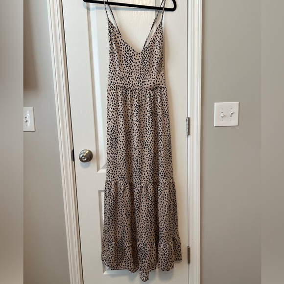 CUPSHE leopard print backless ruffled maxi dress sz XL - Picture 3 of 7
